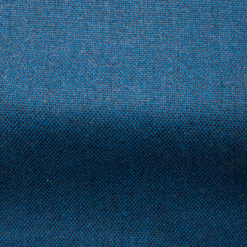 Donegal Style Wool Fabric in Sea Blue
