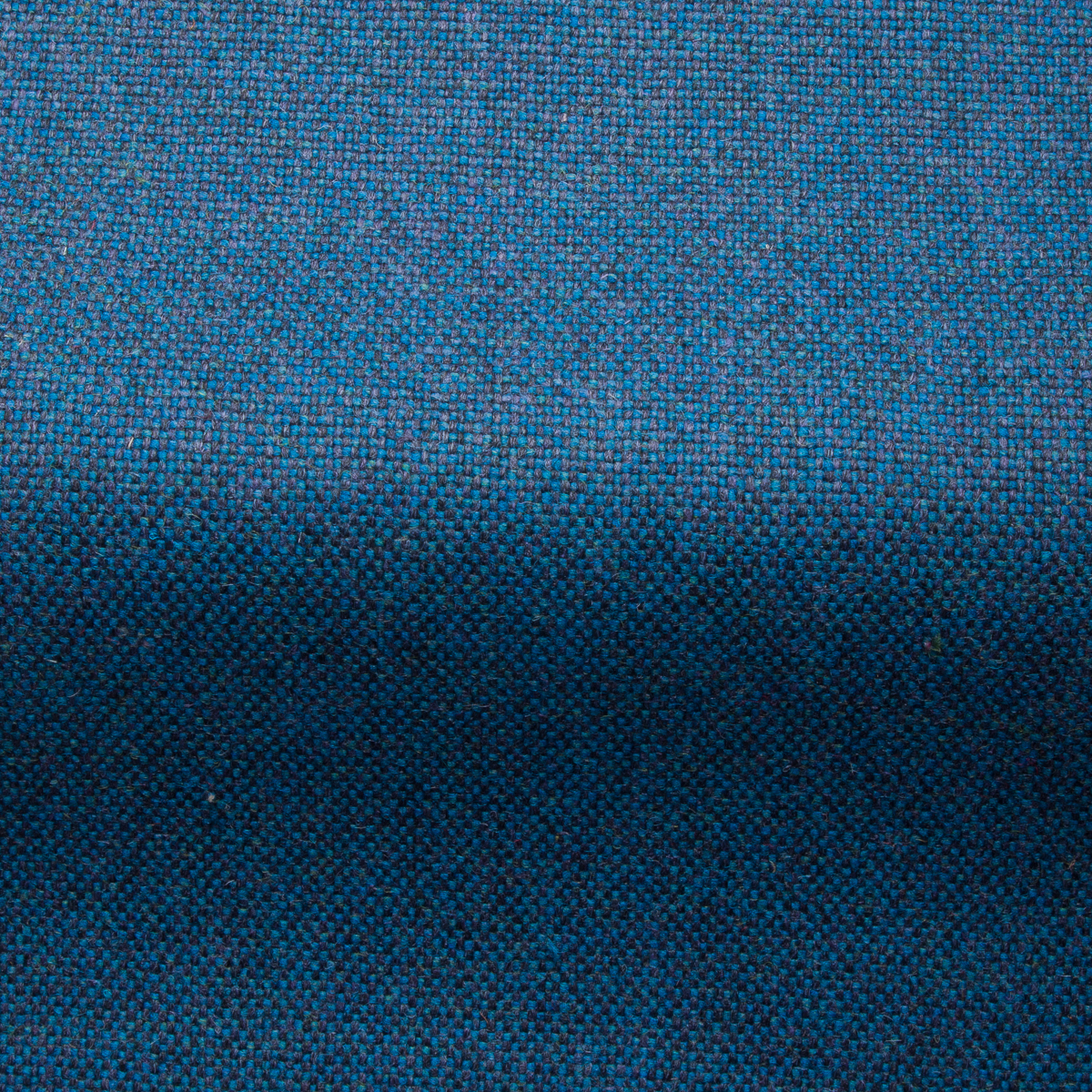 Donegal Style Wool Fabric in Sea Blue