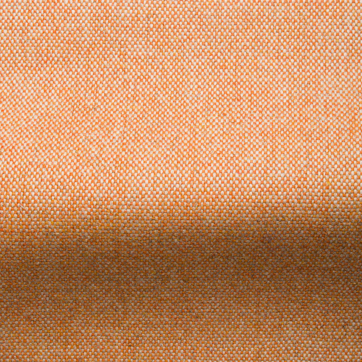 Finn 08 Donegal Style Fabric in Carrot Orange