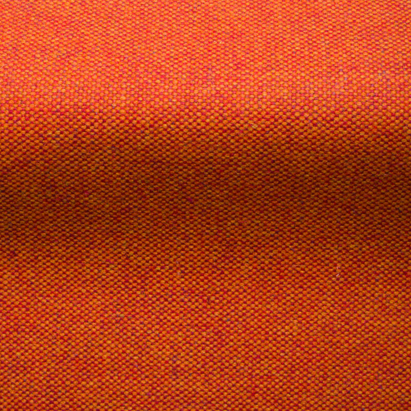 finn 13 donegal style fabric in bright red orange