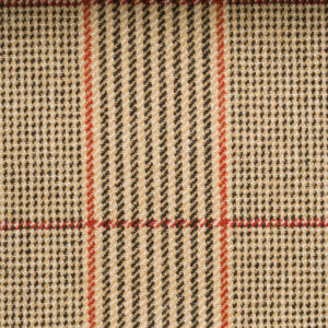 Wool check tweed fabric for upholstery