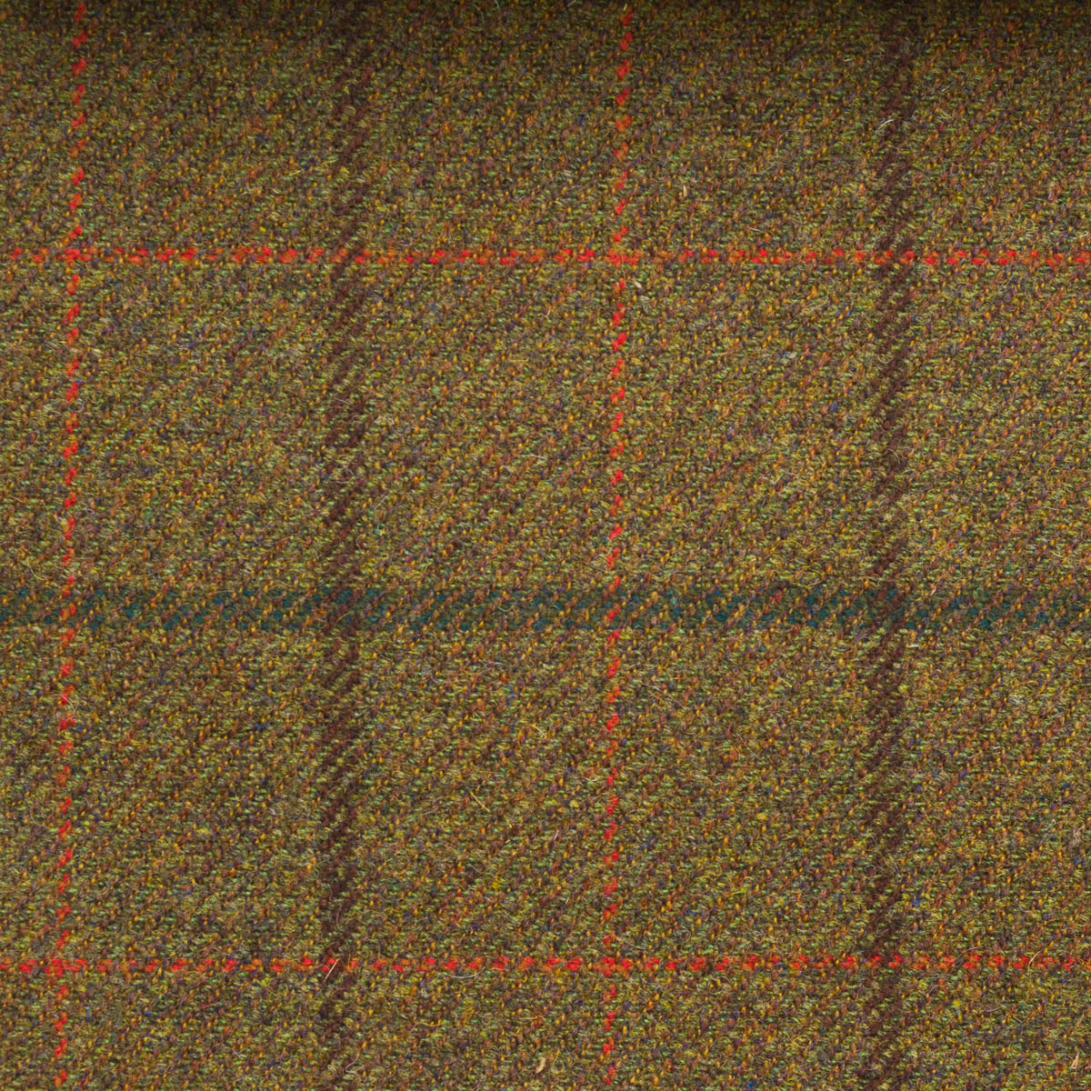 Wool check tweed fabric for upholstery, buy online