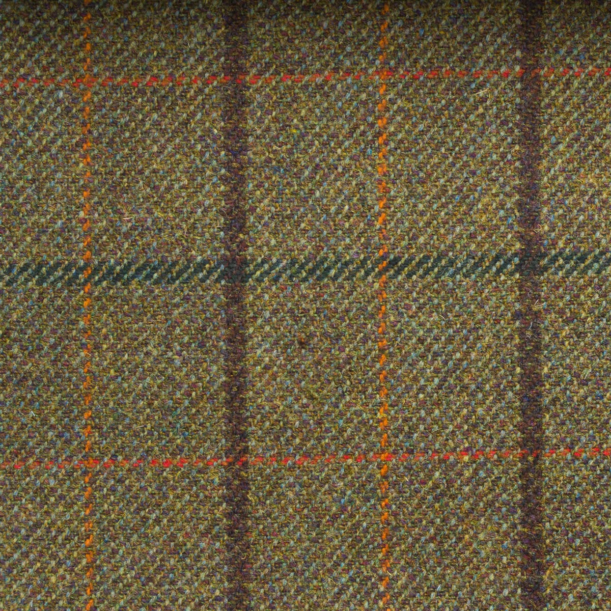 Wool check tweed fabric for upholstery, buy online at Spruce london