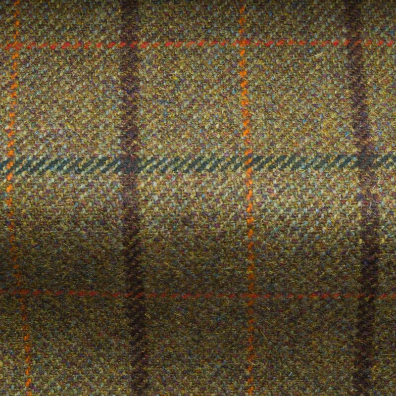 Wool check tweed fabric for upholstery, buy online at Spruce london