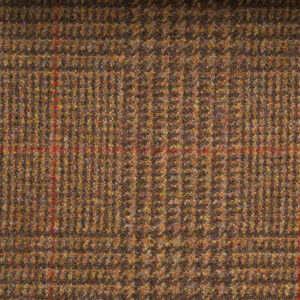 Wool check tweed fabric for upholstery, buy online