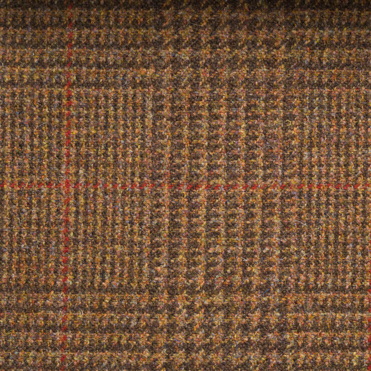 Wool check tweed fabric for upholstery, buy online