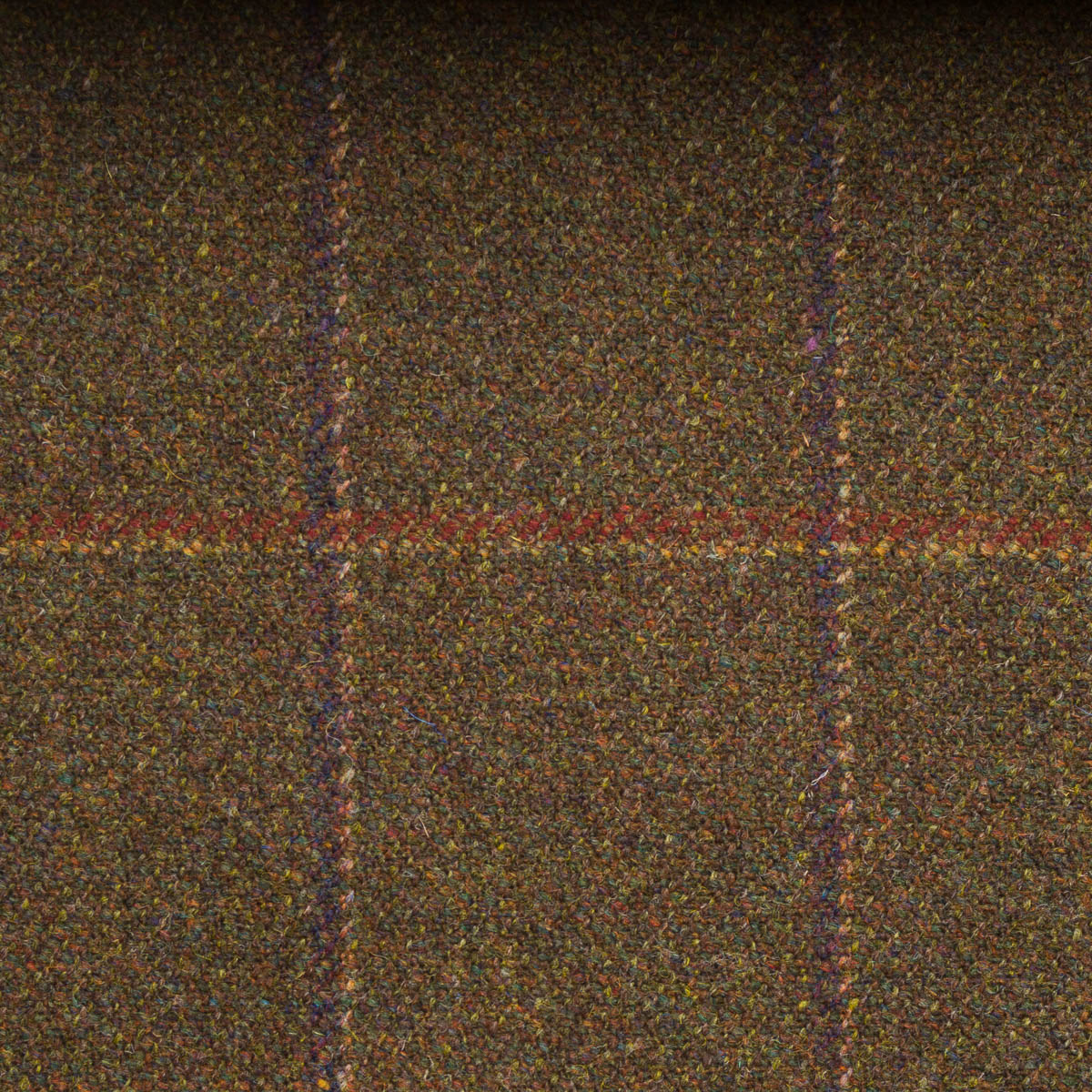 Wool check tweed fabric for upholstery, buy online