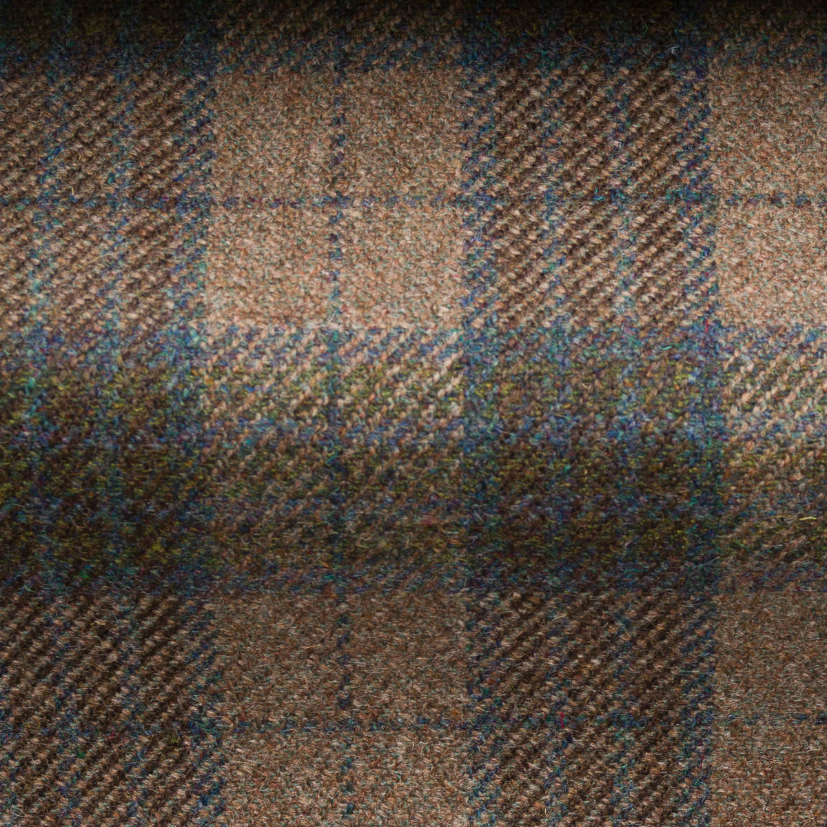 Wool check tweed fabric for upholstery, buy online