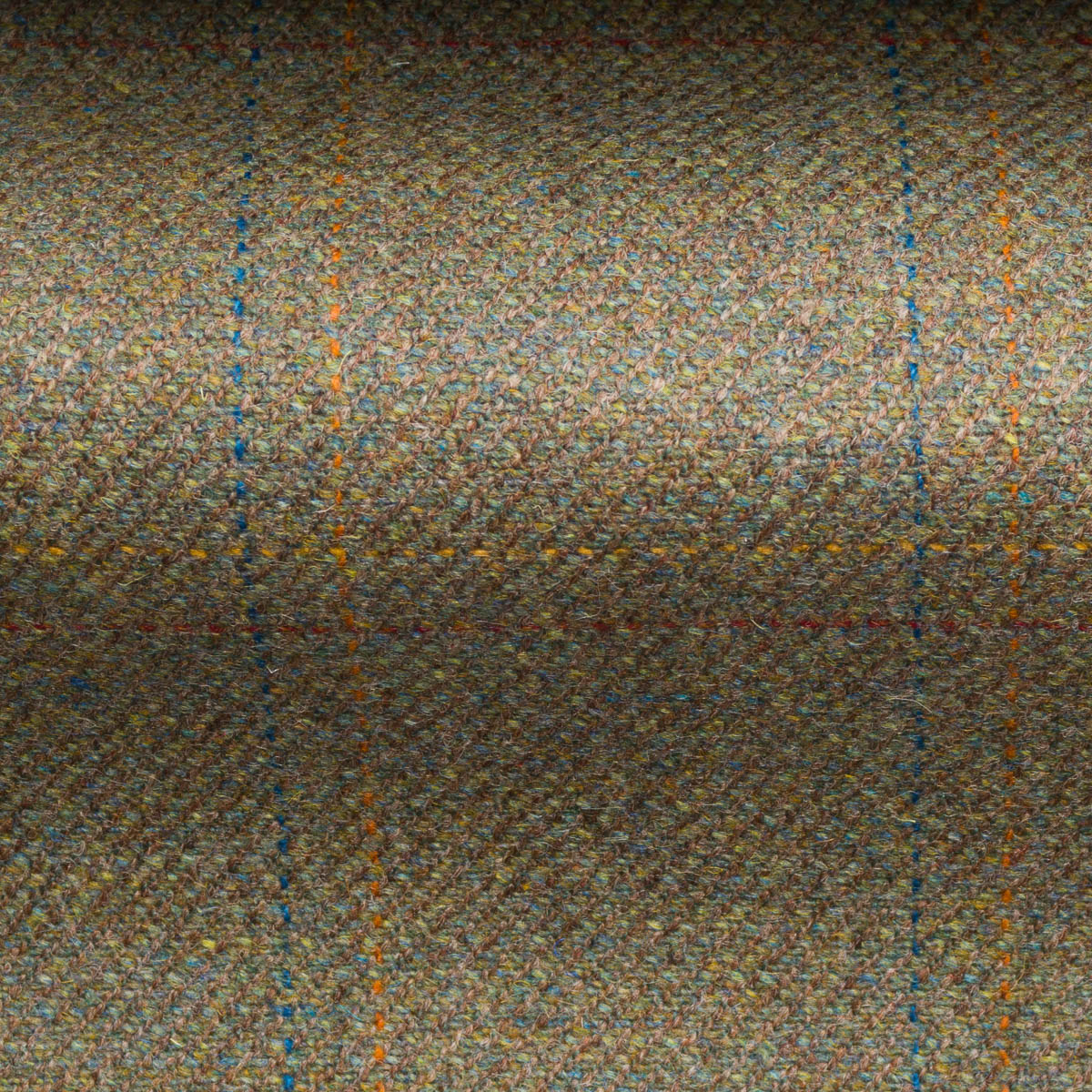 Wool check tweed fabric for upholstery, buy online