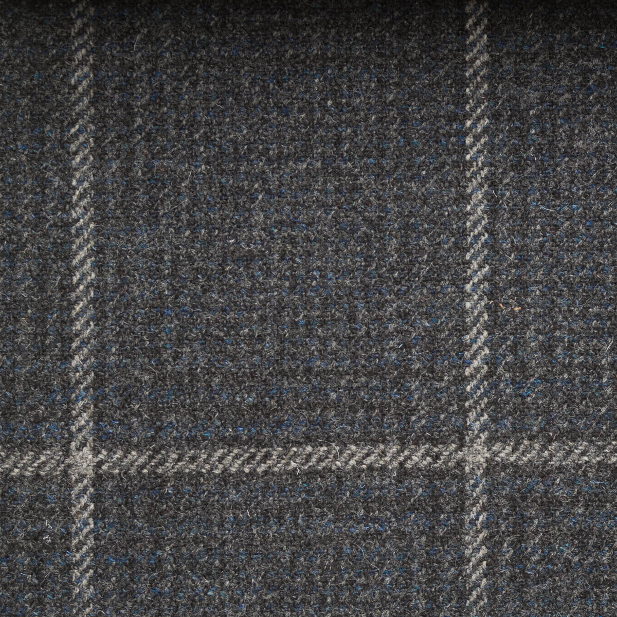 Wool check tweed fabric for upholstery, buy online