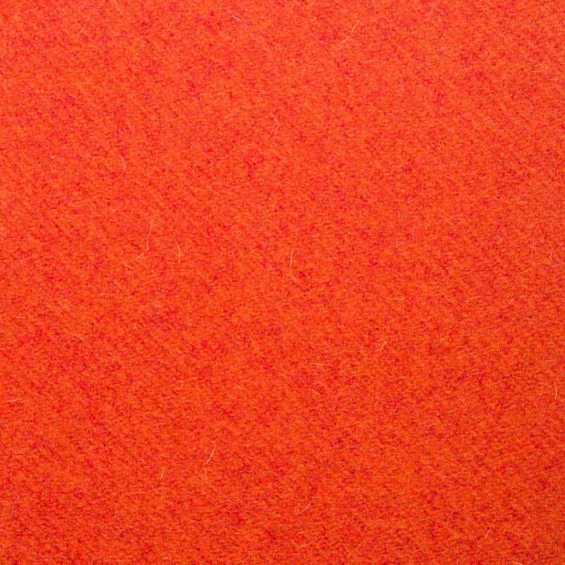 Melton fabric in red