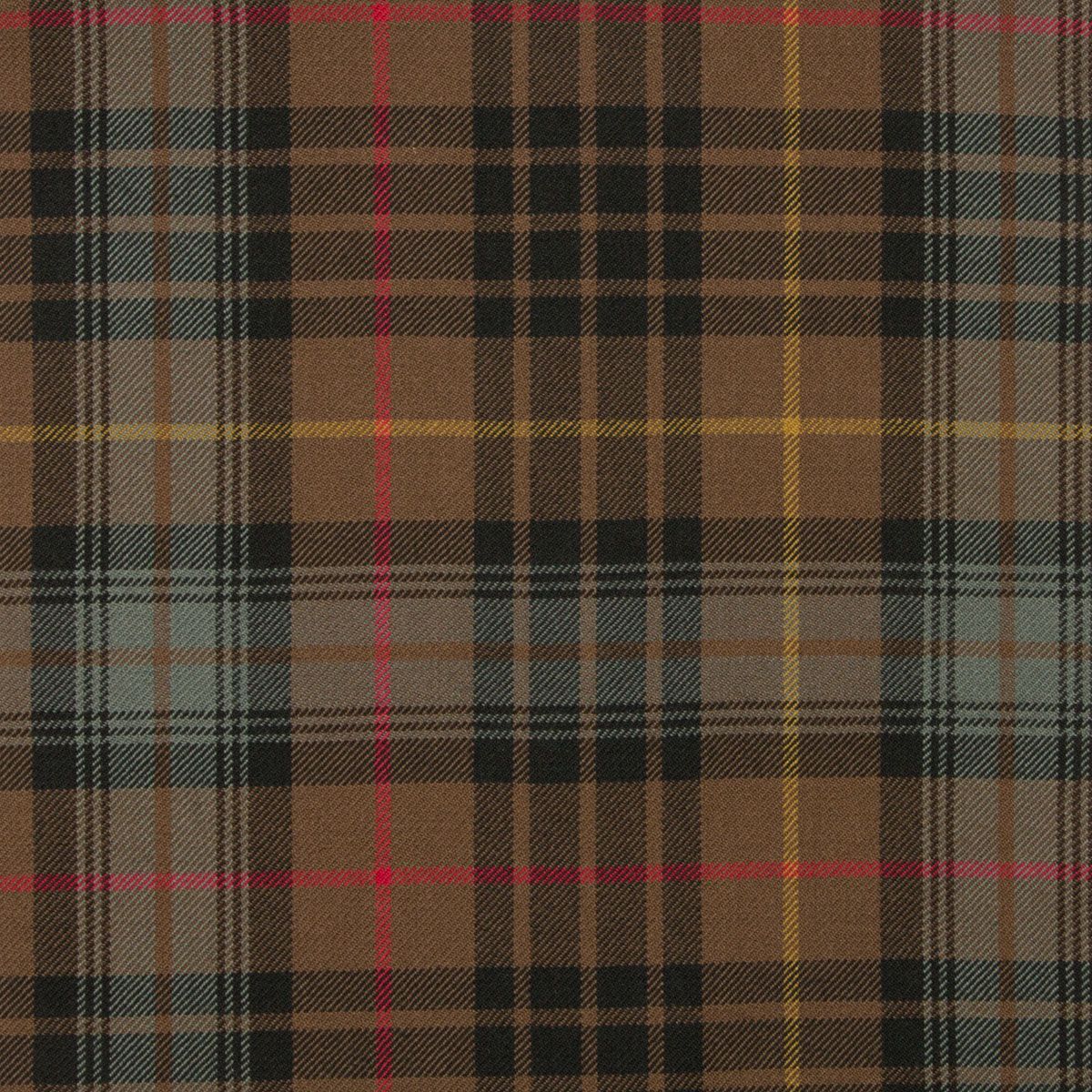 Stewart Hunting Weathered Tartan Fabric Heavy Weight-0