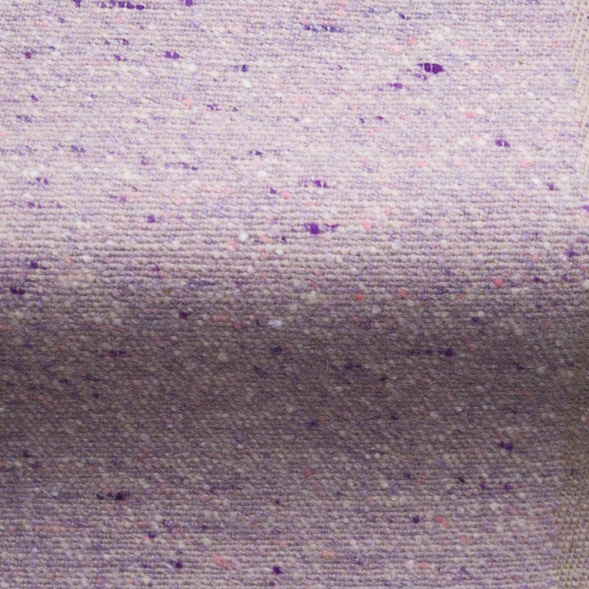 Plain solid colour natural wool fabric in Heather Pink