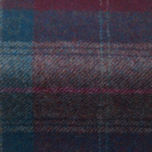 Parbold Traditional Check Fabric in Blackcurrant