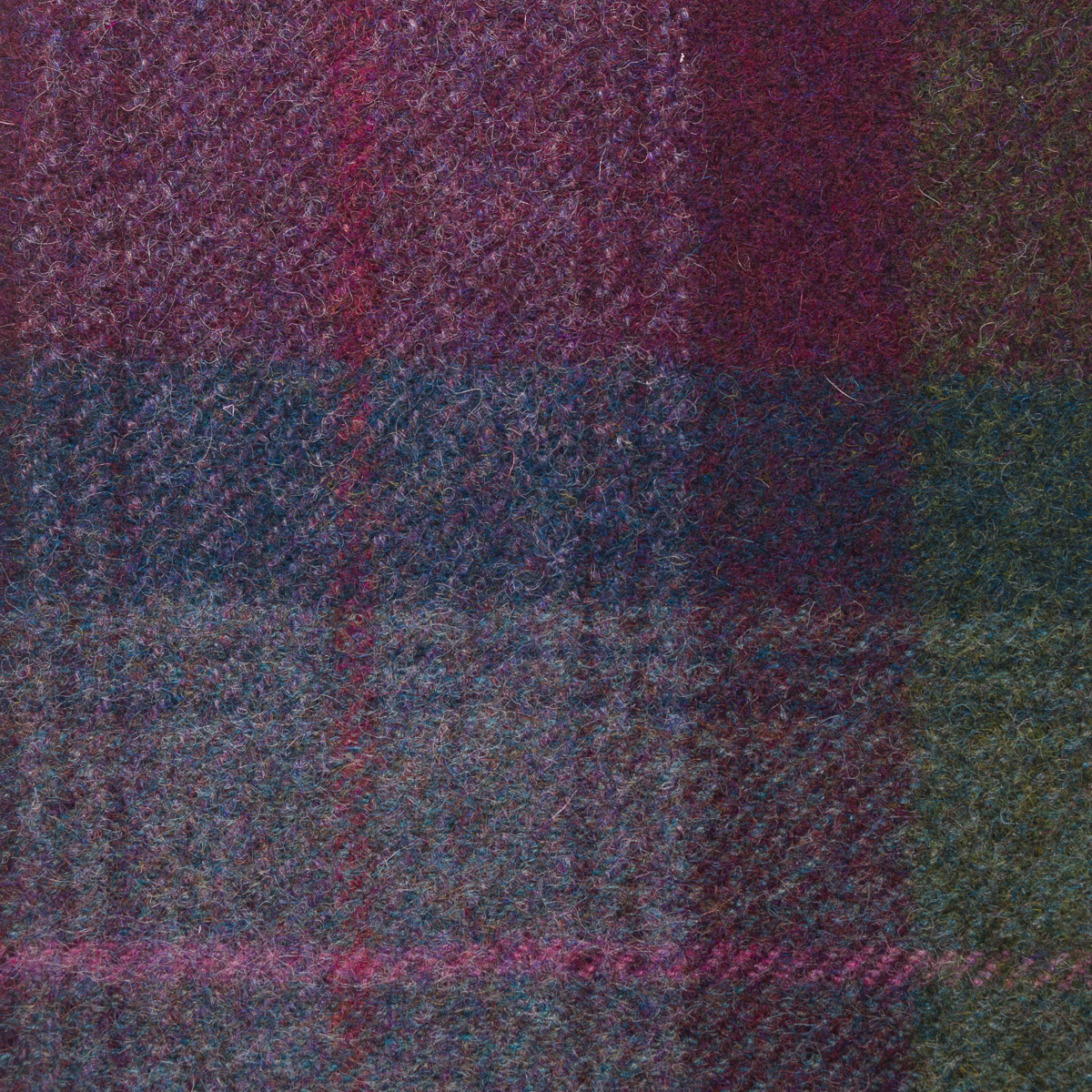 Parbold Traditional Check Fabric in Blueberry