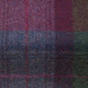 Parbold Traditional Check Fabric in Blueberry