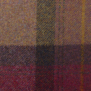 Parbold Check Fabric in Heather