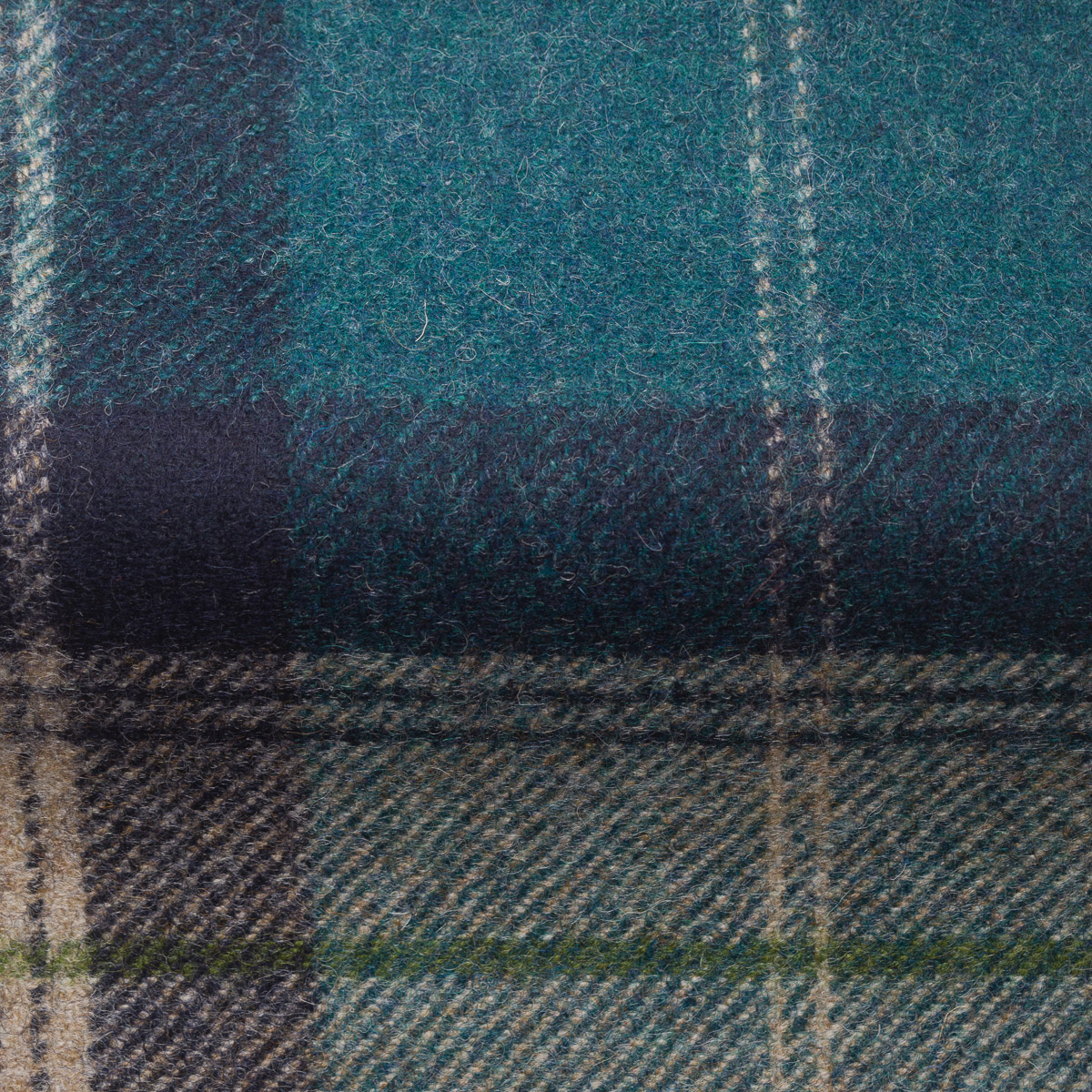 Parbold Traditional Check Fabric in Agate