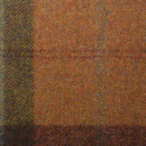 Parbold Check in Burnt Orange