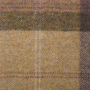 Parbold Check Fabric in Stone
