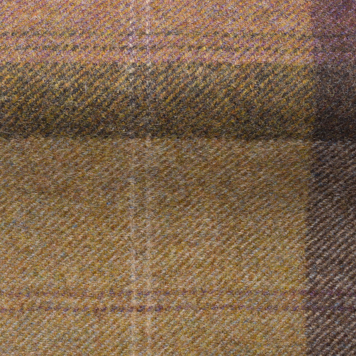 Parbold Check Fabric in Stone