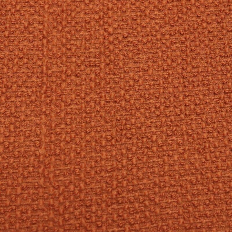 Boucle Fabric in Brick 85% Wool 10% Mohair 5% Nylon, use it for upholstery and cushions