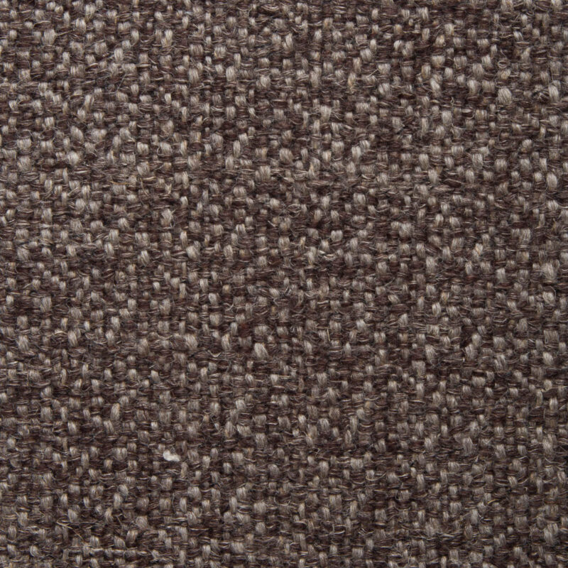 Tarland Burlap Fabric in Chestnut Brown
