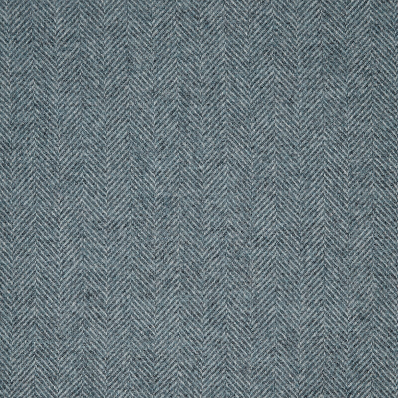 Chipping, Herringbone Fabric in Light Denim Blue Colour