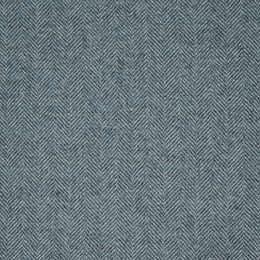 Chipping, Herringbone Fabric in Light Denim Blue Colour