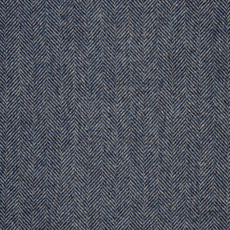 Chipping,  Herringone Fabric in Denim Blue Colour. Herringbone fabric use it for curtains or to recover your favourite sofa