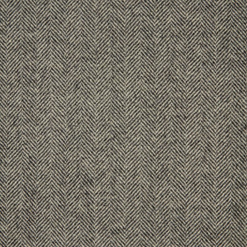 Chipping, Herringbone Fabric in Charcoal