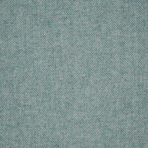 Chipping, Herringbone Fabric in Aqua Blue