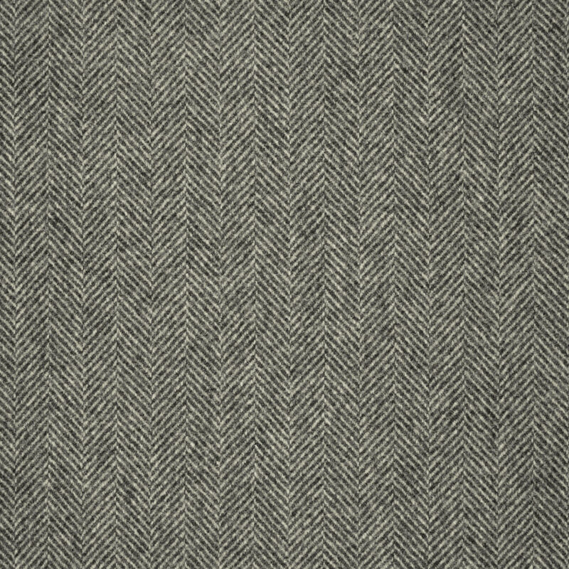 Chipping, Herringbone Fabric in Graphite Grey