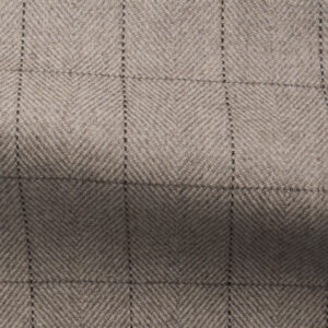 Grafton, Herringbone Check, Stone - Image 2