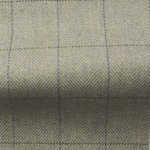 Grafton Herringbone Check in Catkin Green