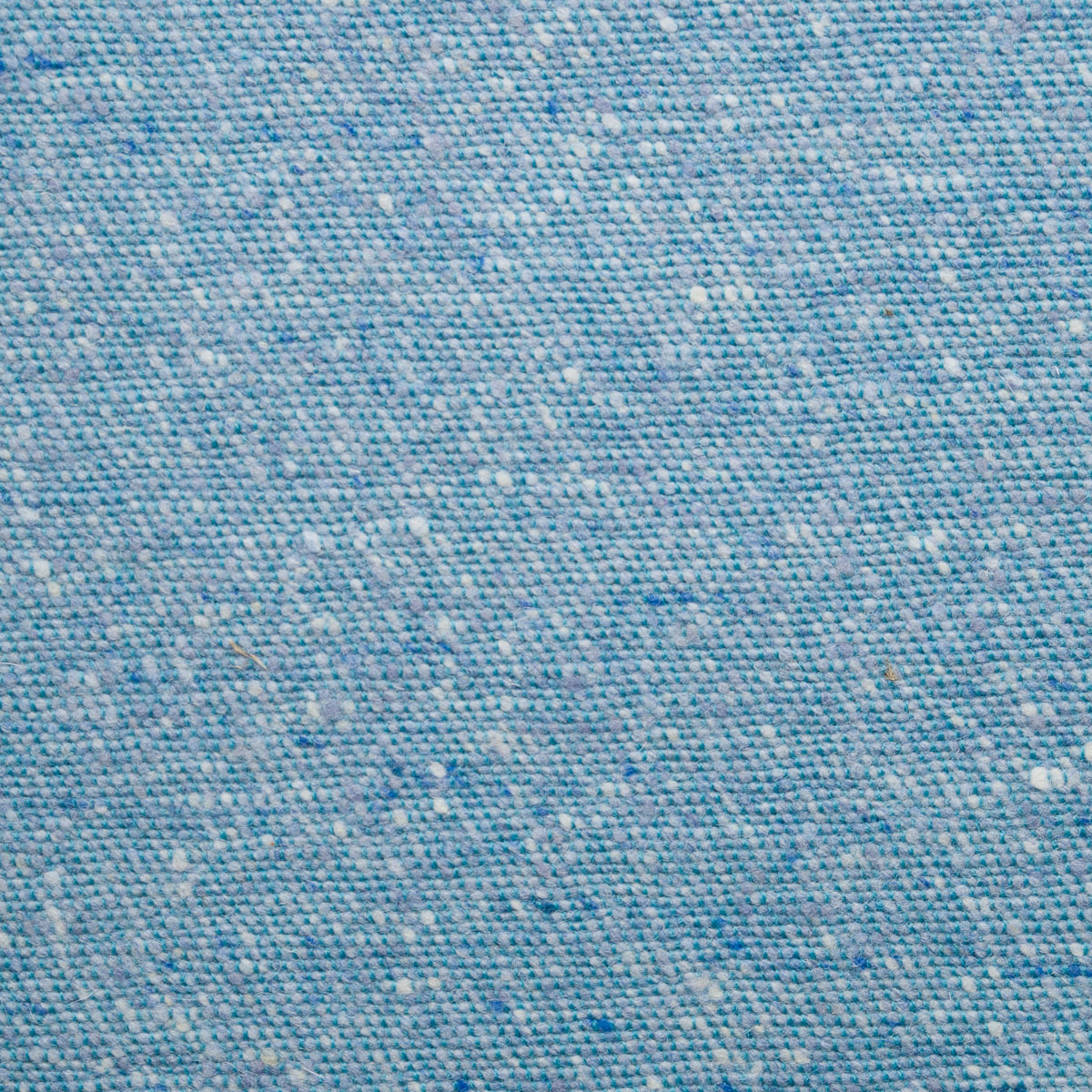 Plain solid colour natural wool fabric in Sky Blue
