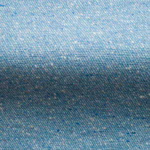 Plain solid colour natural wool fabric in Sky Blue